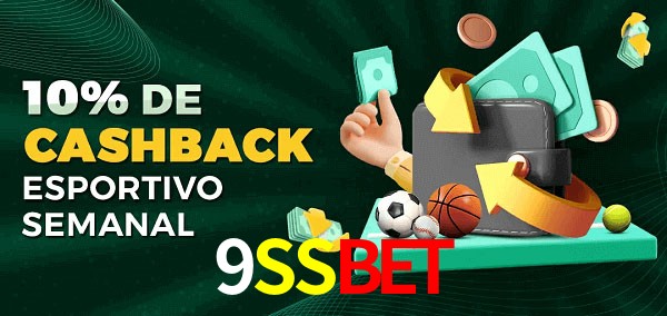 10% de bônus de cashback na 9SSBET